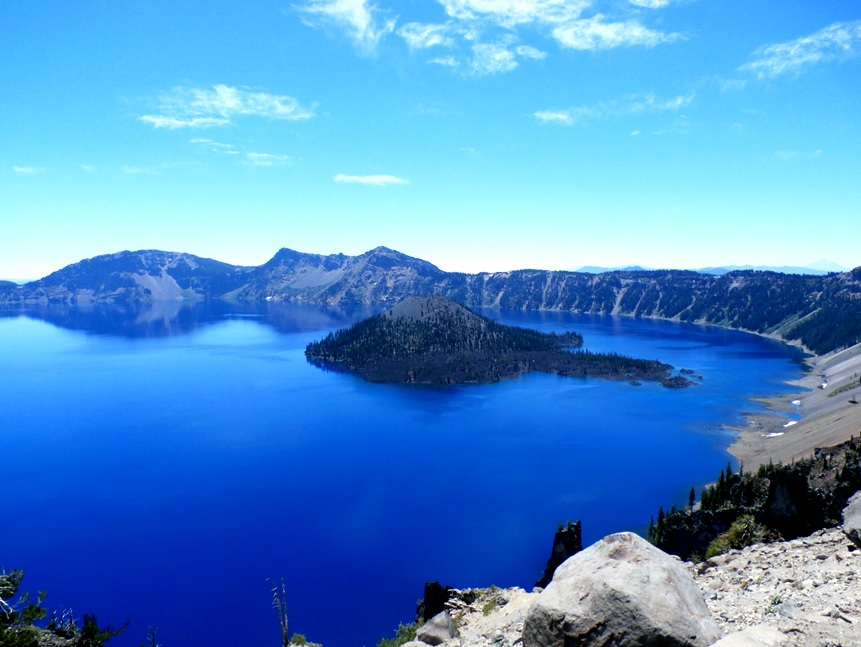Úžasne modré Kráterové jazero, najhlbšie jazero USA