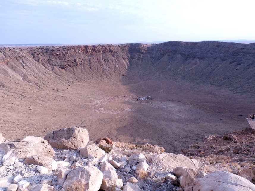 Barringerov meteori(tic)ký kráter v Arizone