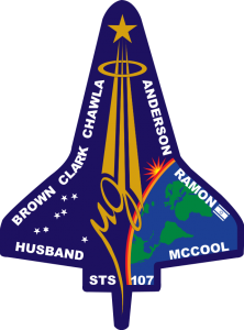 Emblém poslednej misie Columbie, STS-107