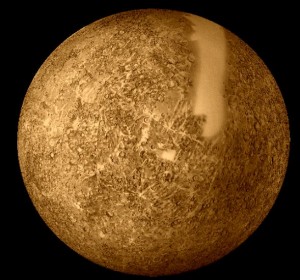 Povrch Merkúra na základe údajov zo sondy Mariner 10