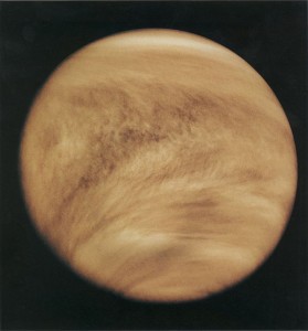 Jemnejšia štruktúra oblačnosti na Venuši sa dá pozorovať len na ultrafialových záberoch, akým je napríklad tento