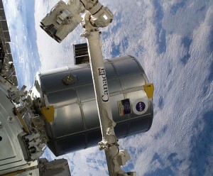 Modul Raffaello po pripojení k ISS