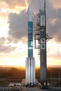 Nosná raketa Delta II (na zábere pred štartom so sondou Deep Impact je viacstupňová nosná raketa. Vyhorené stupne sa odhadzujú, čím hmotnosť komplexu počas celého štartu klesá.