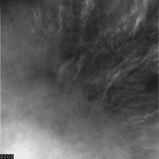 Pohyb oblačnosti, ako ju pozorovala Opportunity z krátera Victoria